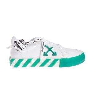* NEW OFF-WHITE Low vulcanized sneakers in white green BT